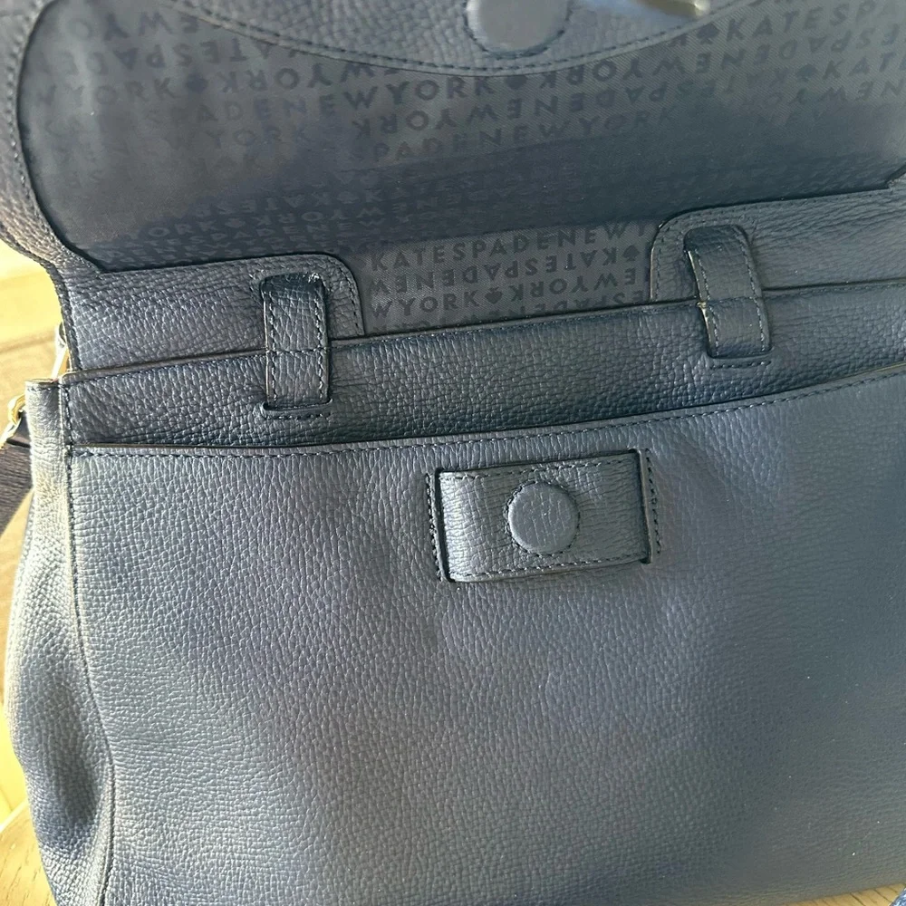 Kate Spade Pebbled Leather Purse & Wallet - Blue - Picture 10 of 12